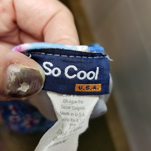 Vtg 90s y2k floral mesh sleeveless boho dress - Picture 9 of 11